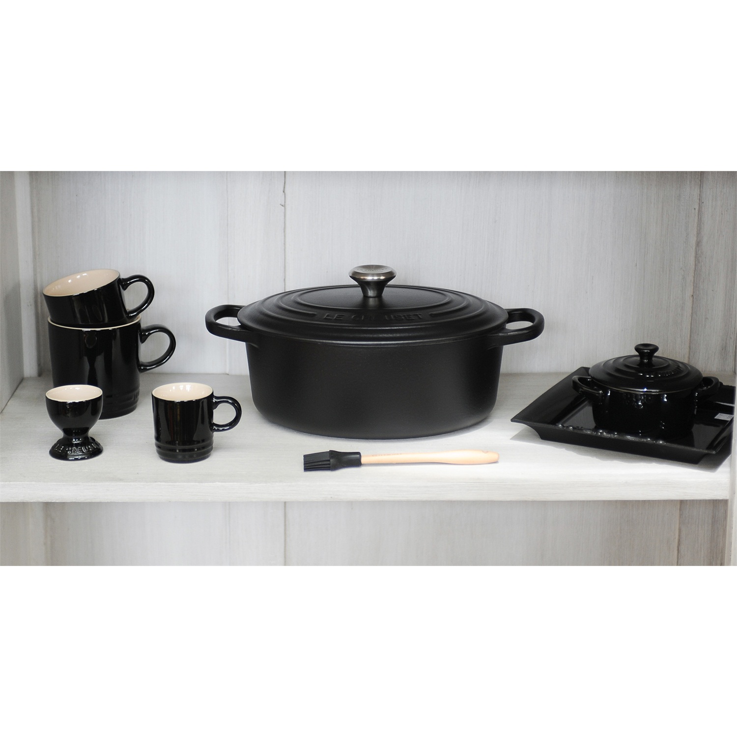 le-creuset-signature-braadpan-30cm-mat-zwart