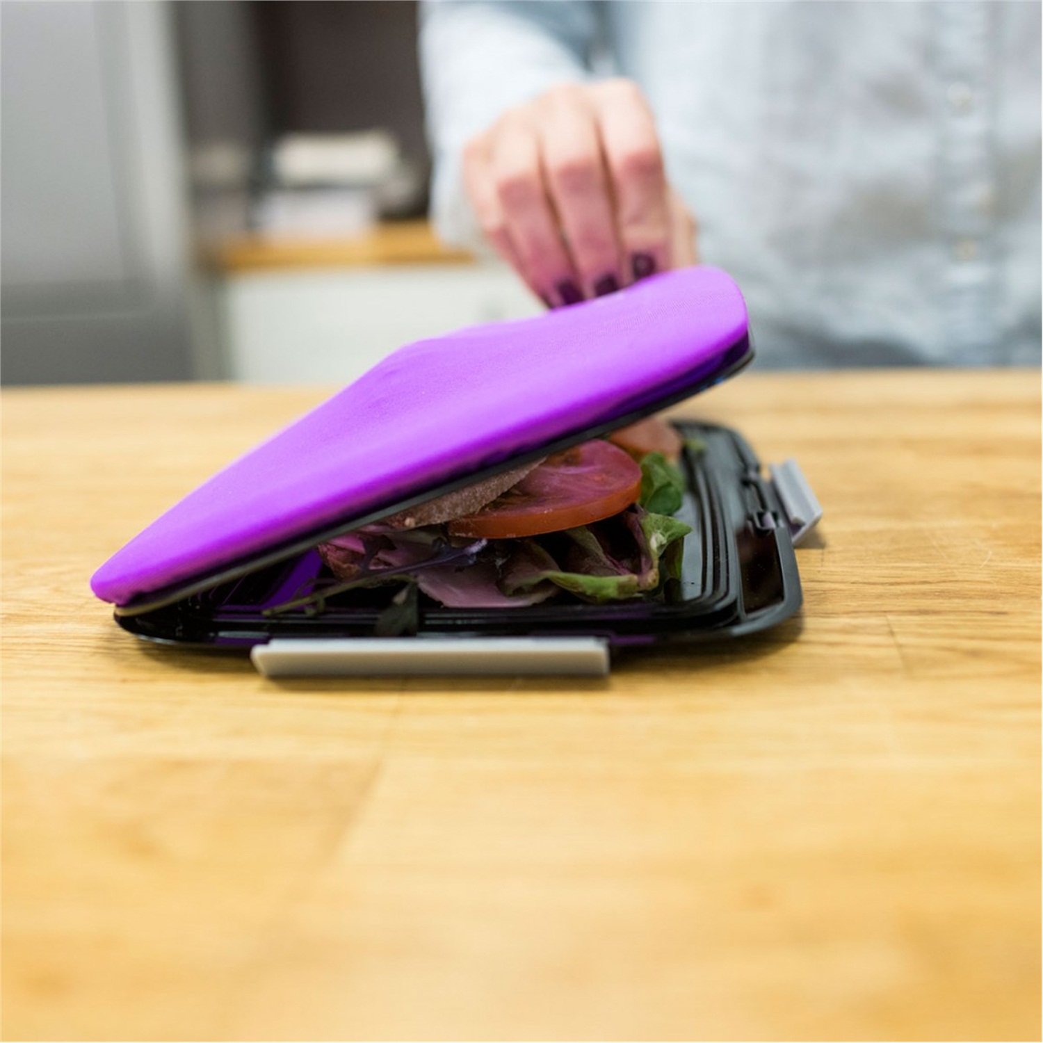 unikia-compleat-foodskin-flexibele-broodtrommel-paars