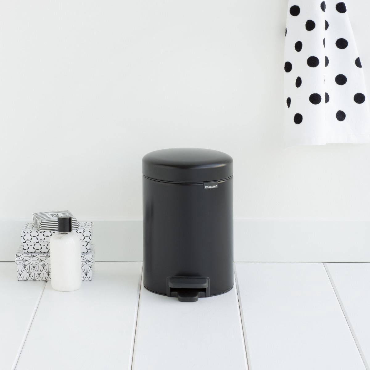 brabantia-newicon-pedaalemmer-3l-mat-zwart