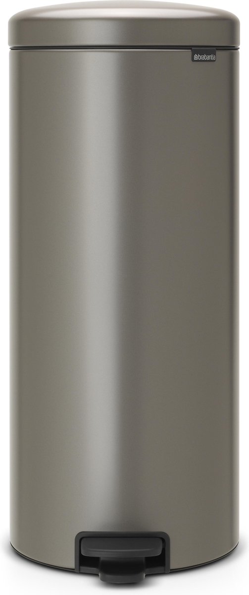 brabantia newicon pedaalemmer 30l platinum
