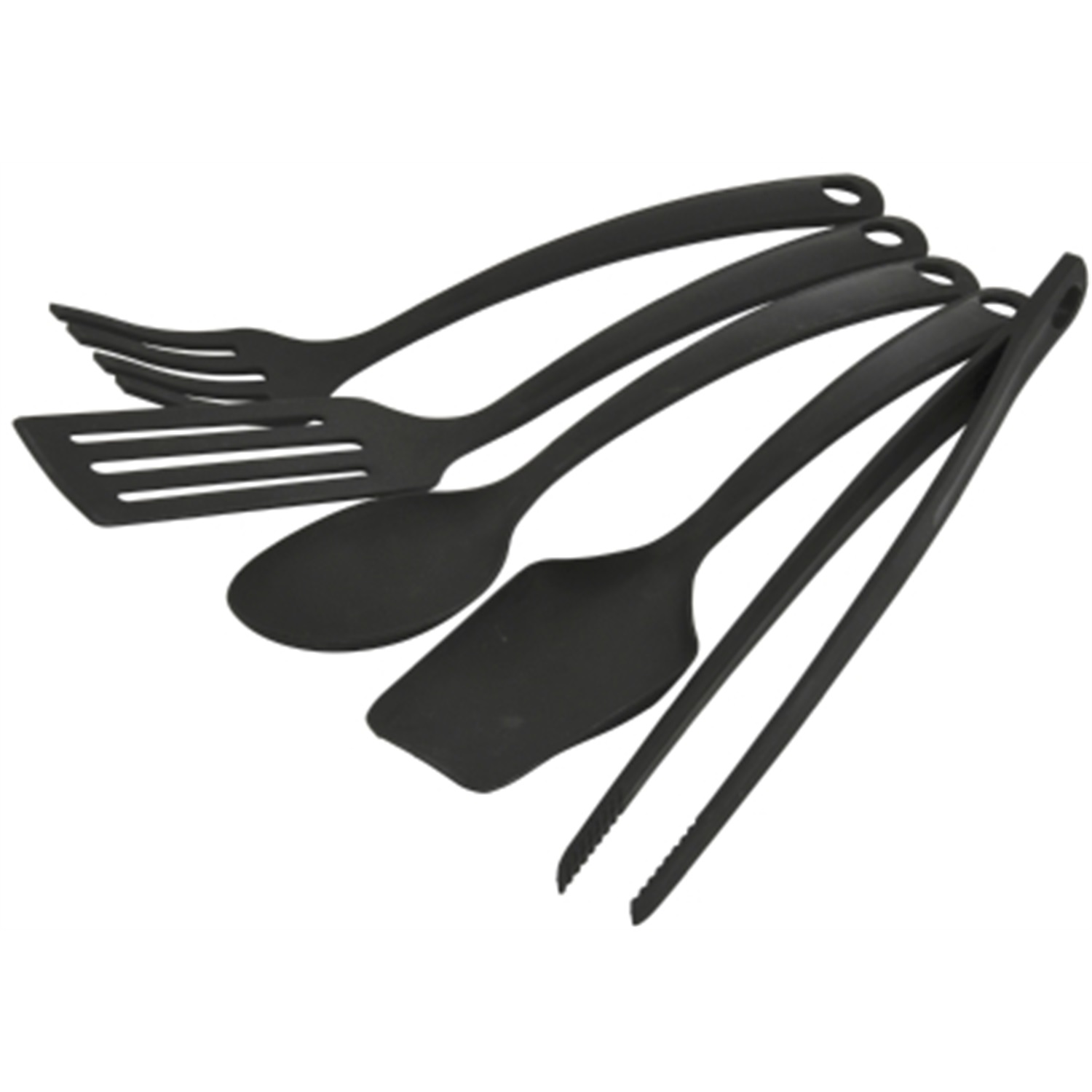 kookpunt day spatelset 5 delig zwart