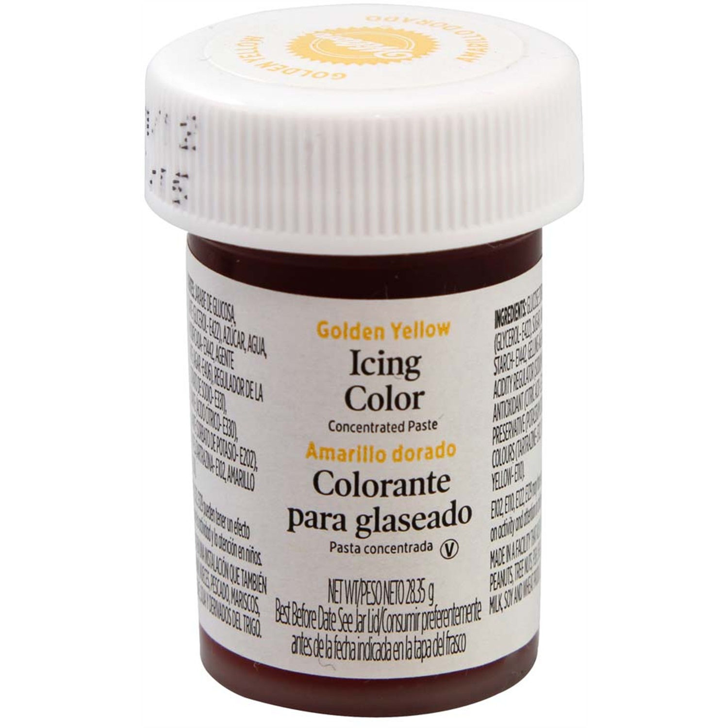 wilton icing color kleurstof 28g golden yellow
