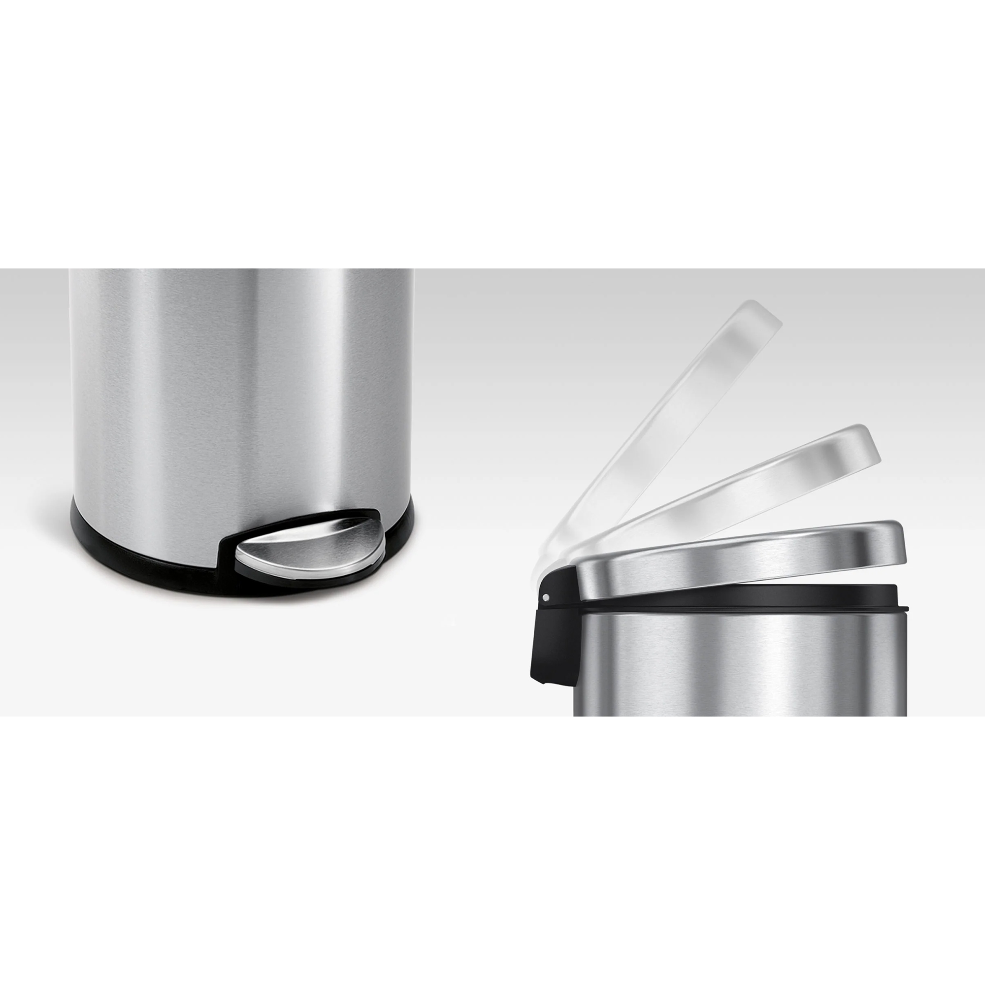 simplehuman-ronde-pedaalemmer-45l-zwart