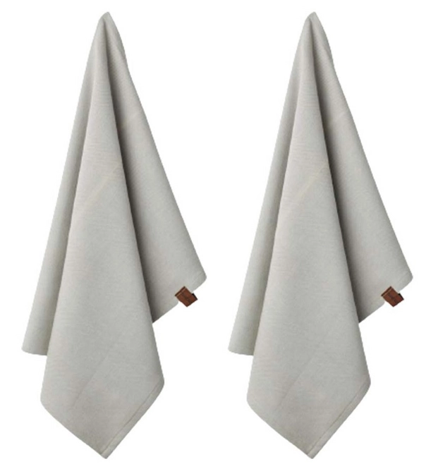 humdakin organic theedoek 2 stuks stone