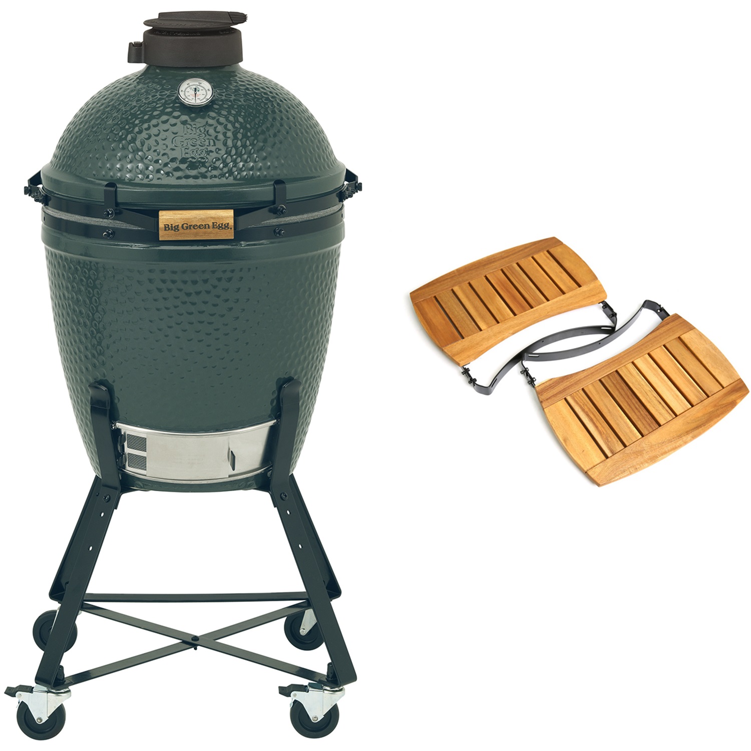 big-green-egg-medium-houtskoolbarbecue-met-nest-en-acacia-egg-mates