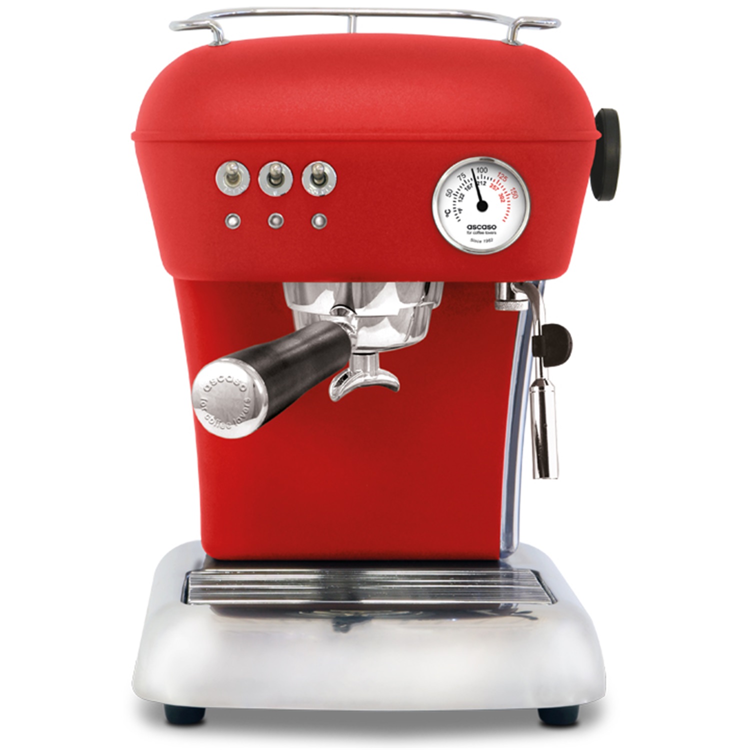 ascaso dream espressomachine losse koffie mat rood