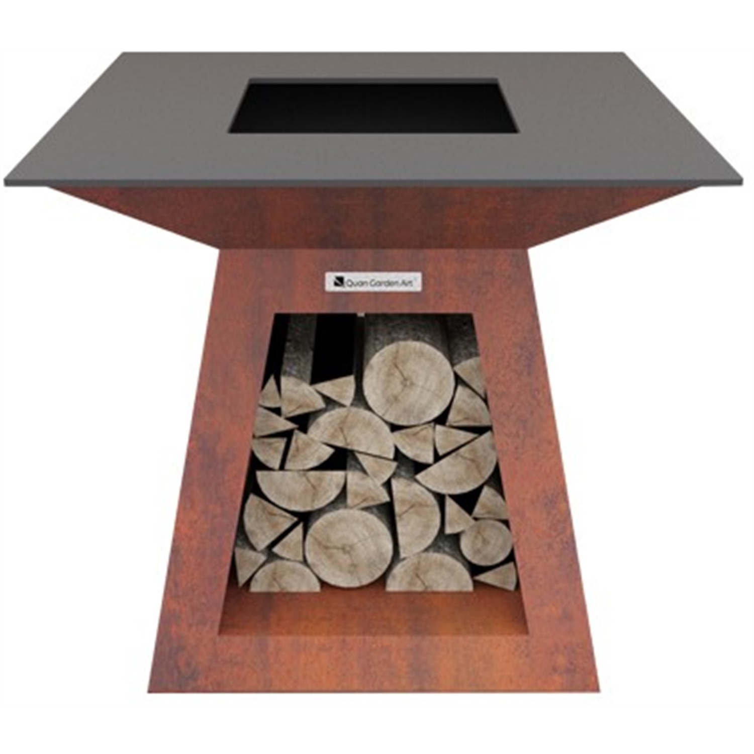 quan-garden-art-quadro-standard-corten-bbq-vuurschaal-roestbruin