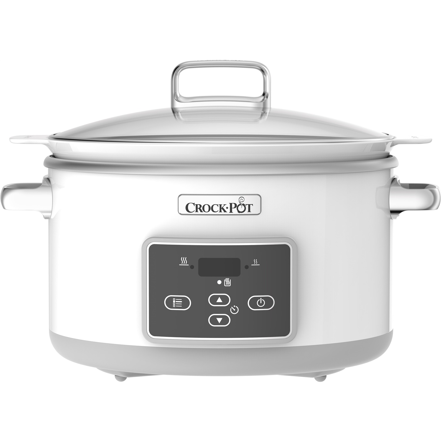 crock pot duraceramic saute slowcooker cr026 5l wit
