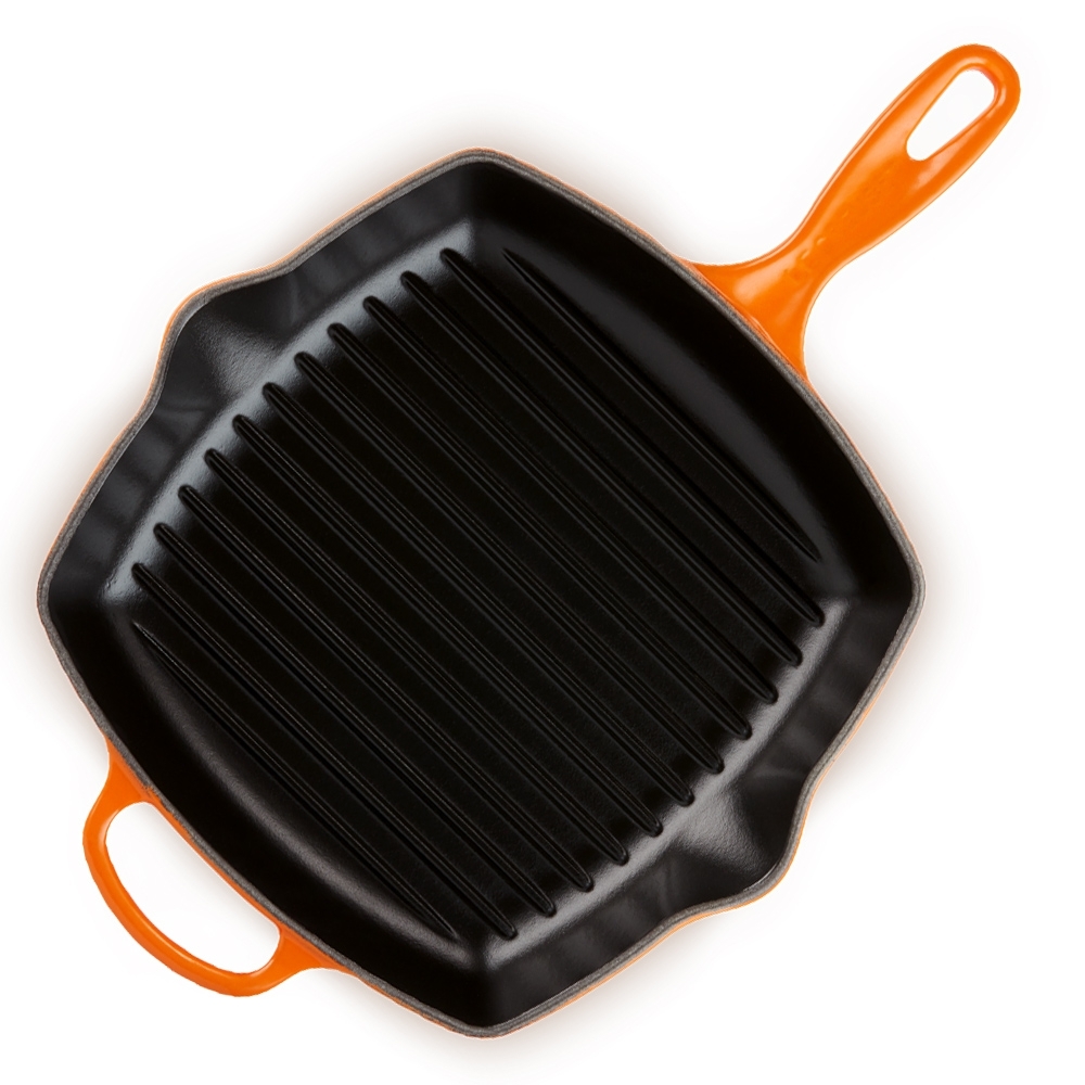 le-creuset-signature-grillpan-26x26cm-oranjerood