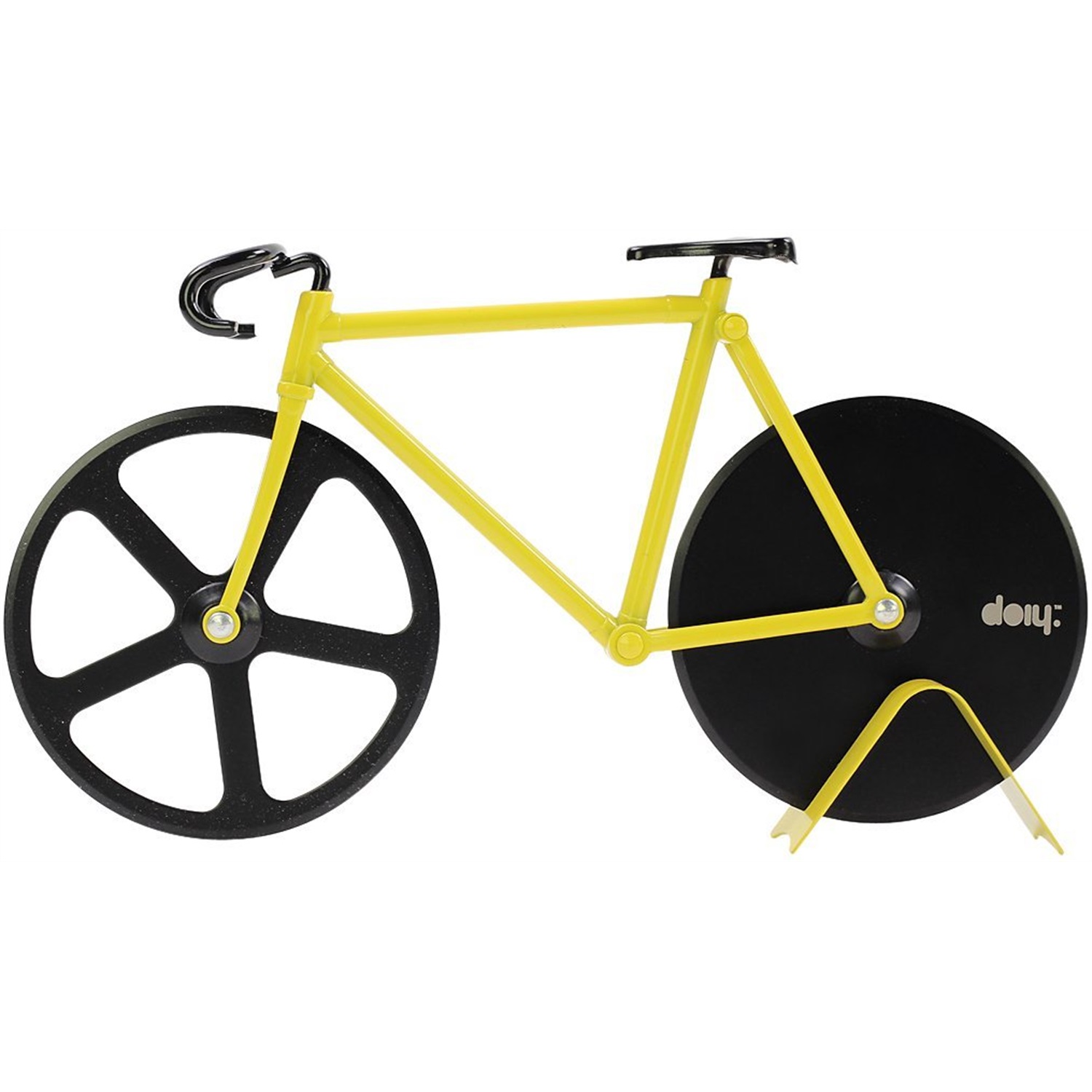 doiy fixie pizzasnijder geel