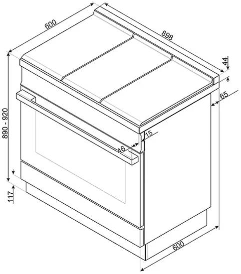 smeg-portofino-inductiefornuis-cpf9ipr-90cm-rood