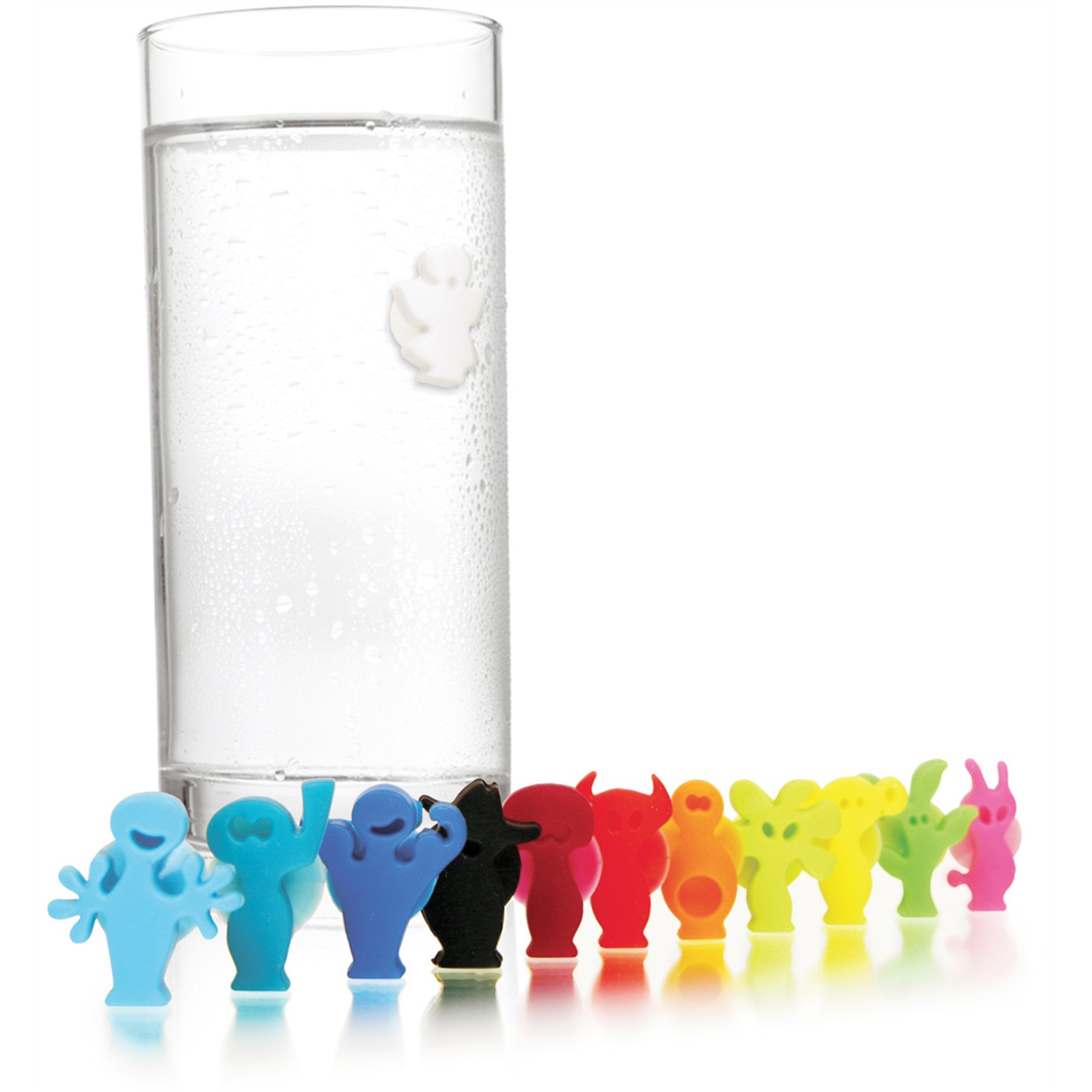 vacuvin glass markers party people 12 delig