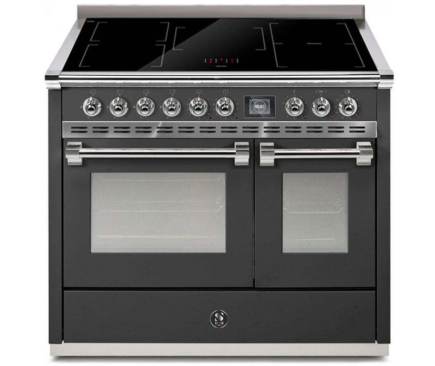 steel ascot aq10sf 5fi inductiefornuis 100cm antraciet