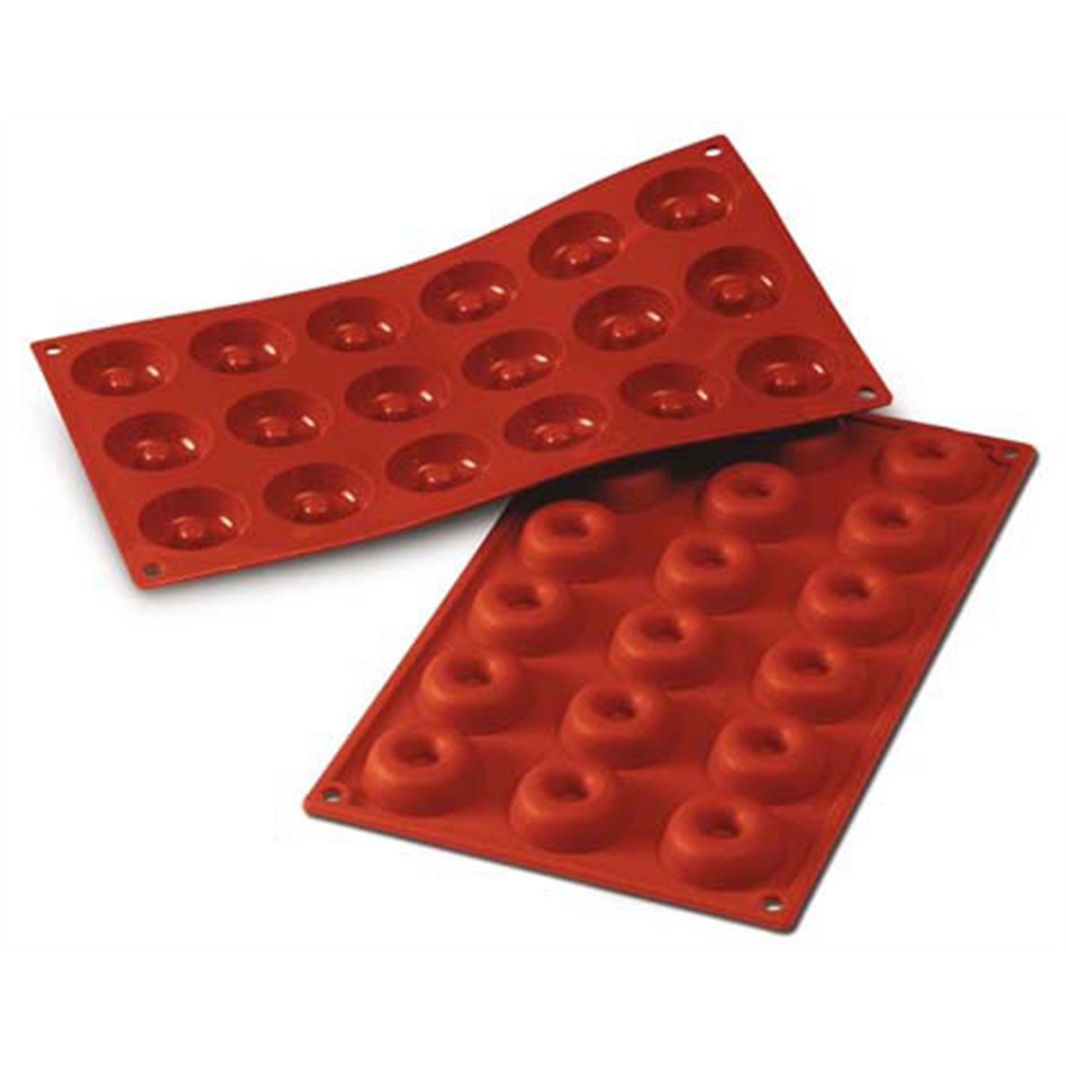 silikomart siliconflex round savarin bakvorm sf010 18 vaks