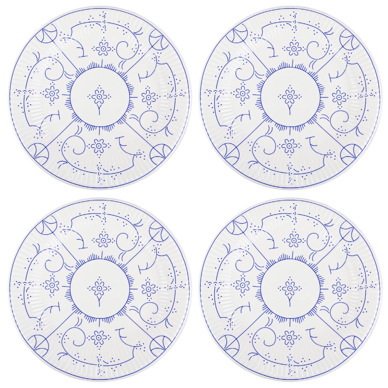 royal boch copenhague dinerbord 27cm 4 stuks