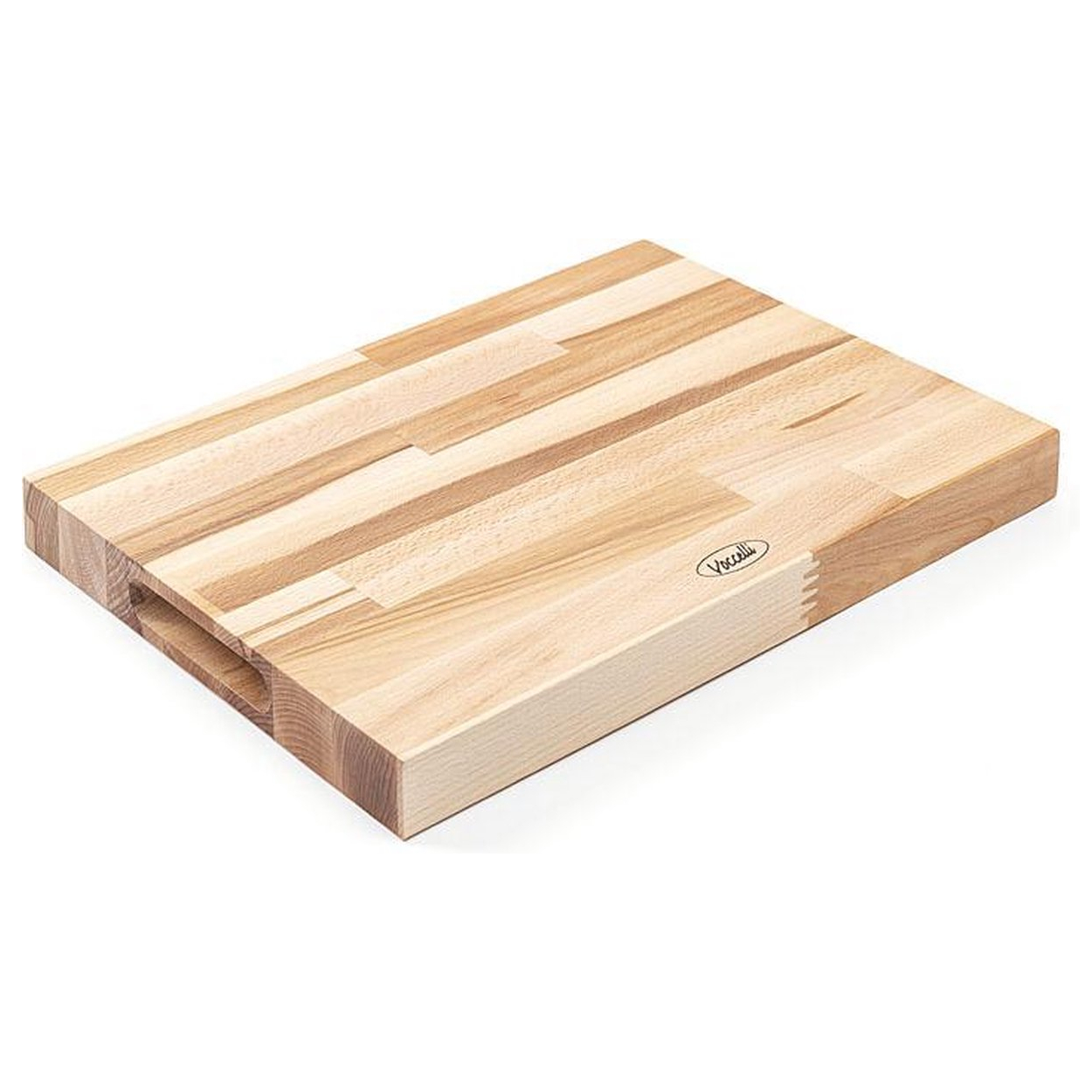 voccelli snijplank met greep 40x30x4cm beukenhout