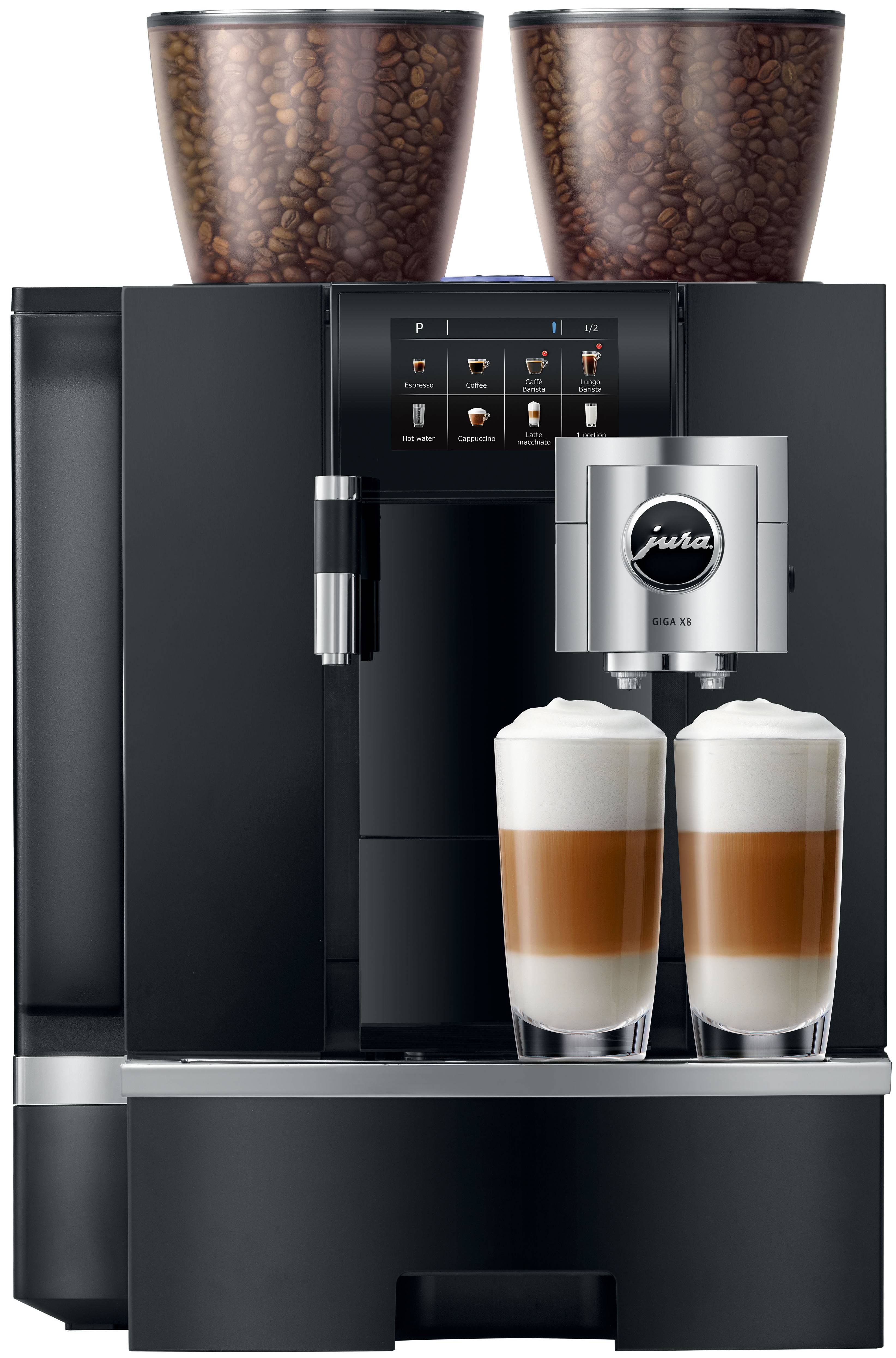jura espressomachine professional giga x8 aluminium zwart