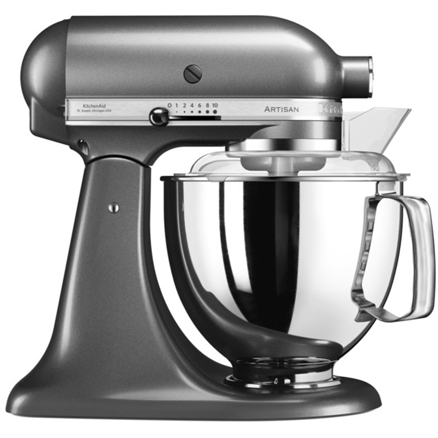 kitchenaid artisan keukenmachine 5ksm175psems tingrijs