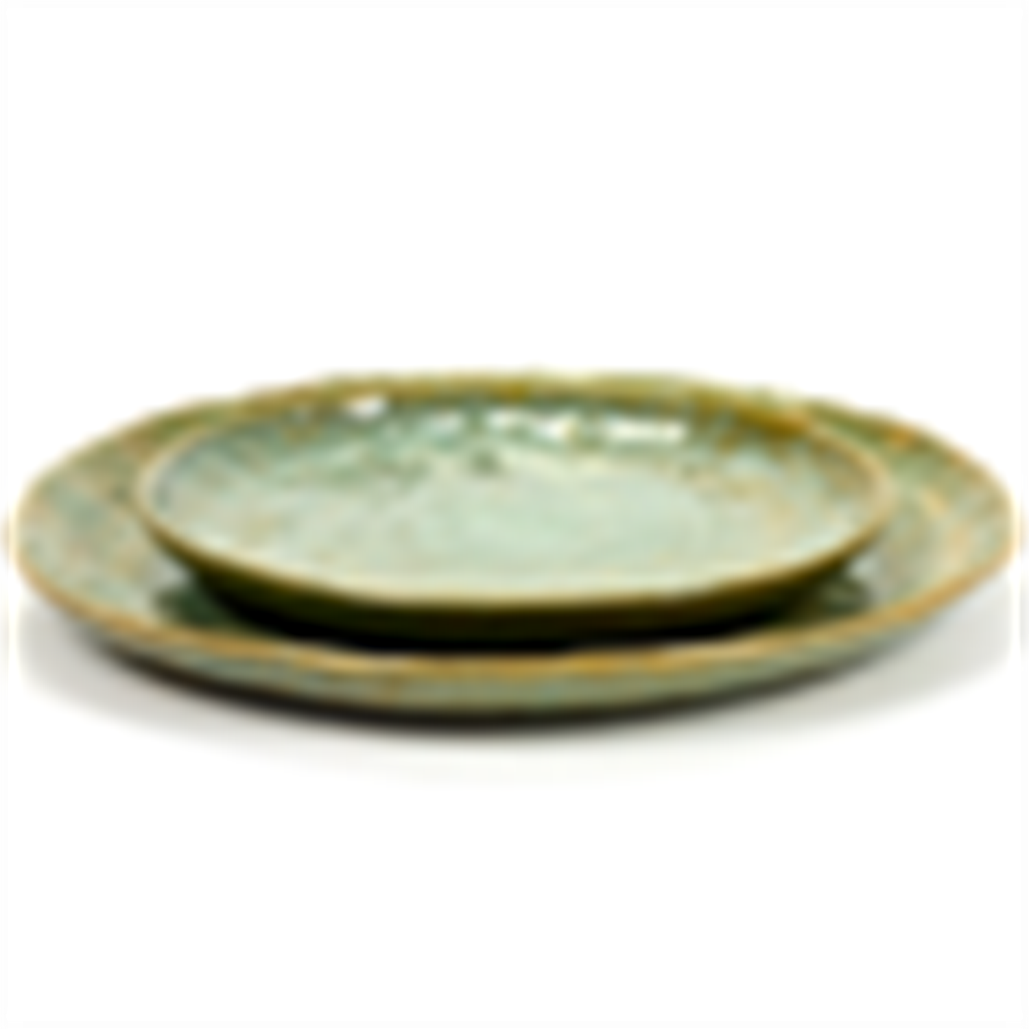 serax-pure-bord-b1015228-28cm-zeegroen-2-stuks