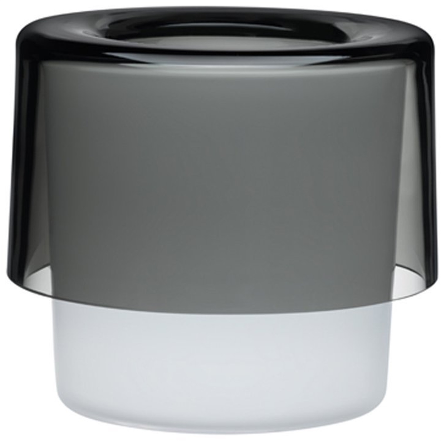 nude roots orchideepot 18cm smoke grijs