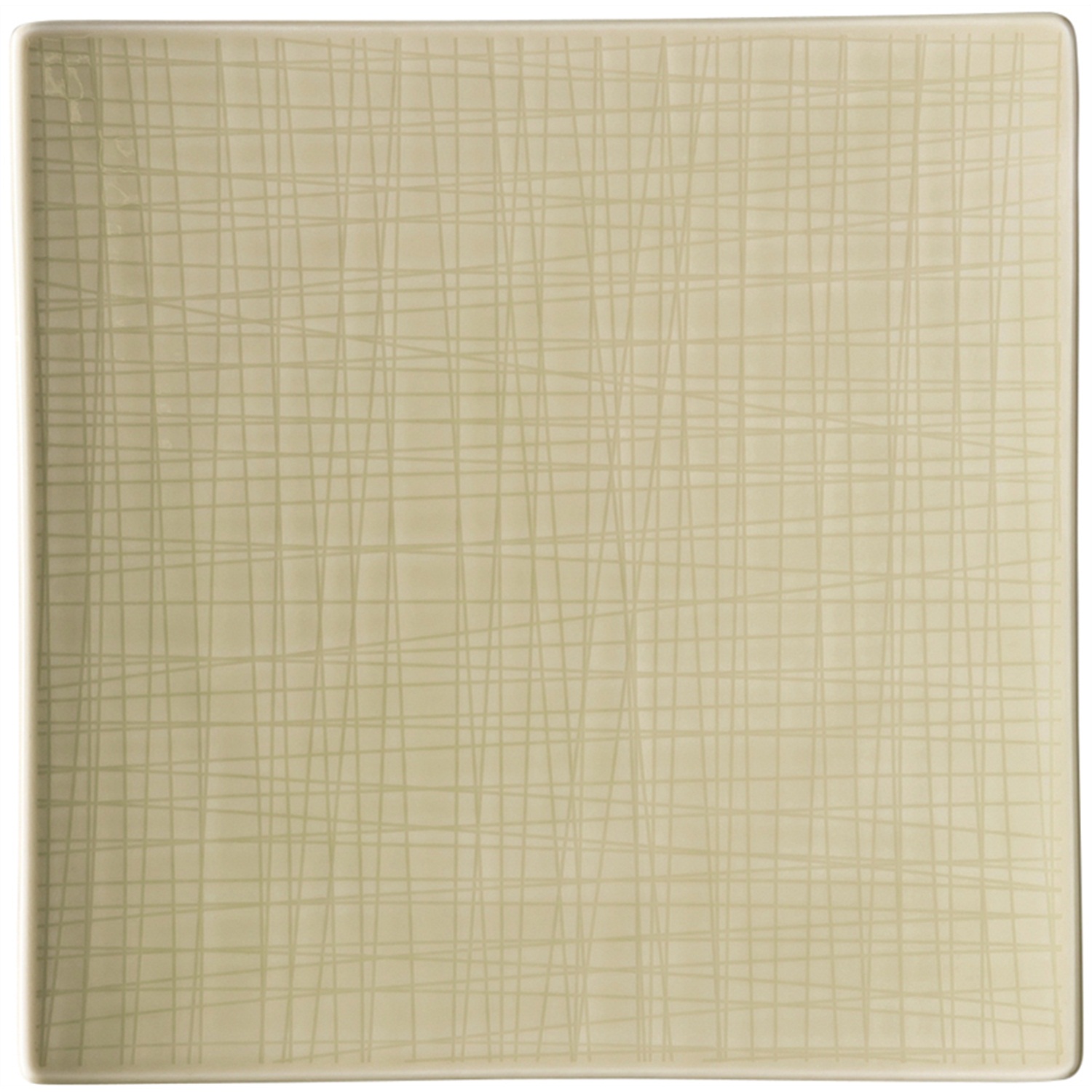 rosenthal mesh plat bord vierkant 22x22cm cream