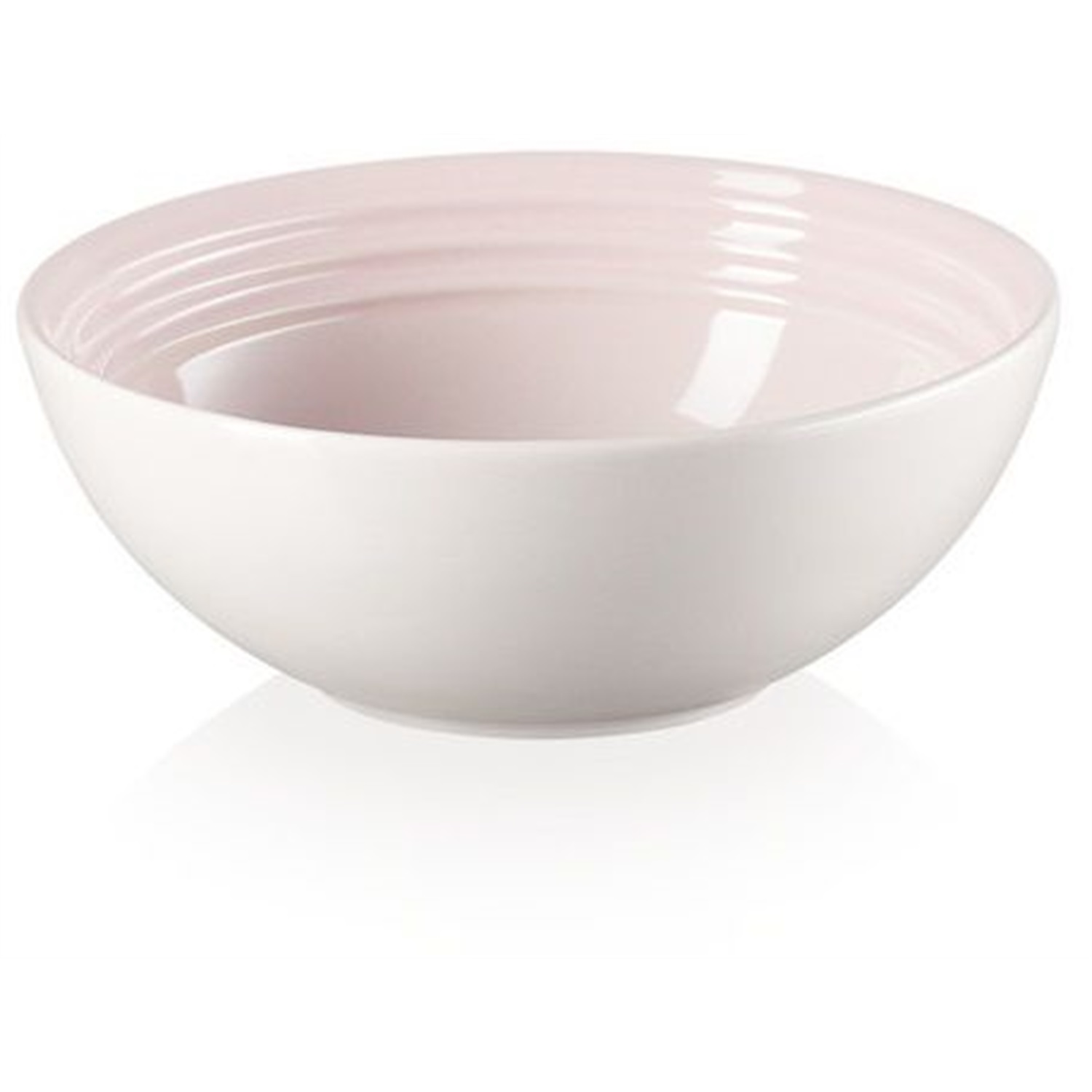 le creuset stoneware ontbijtkom 16cm shell pink