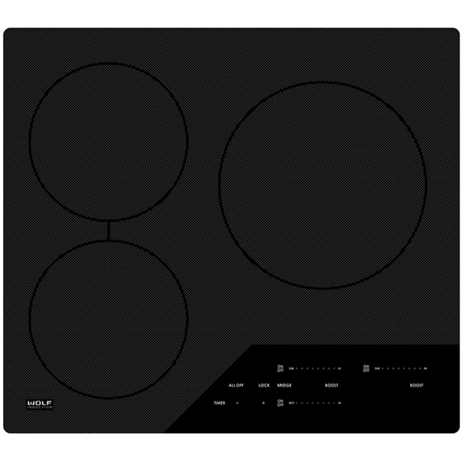 wolf icbci243cb inductiekookplaat 3 zones