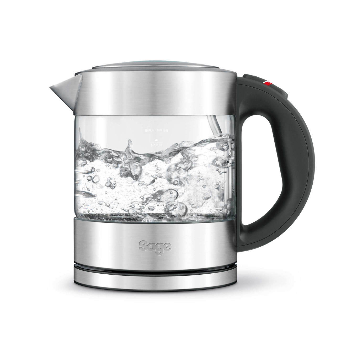 sage compact kettle pure waterkoker 1l rvs