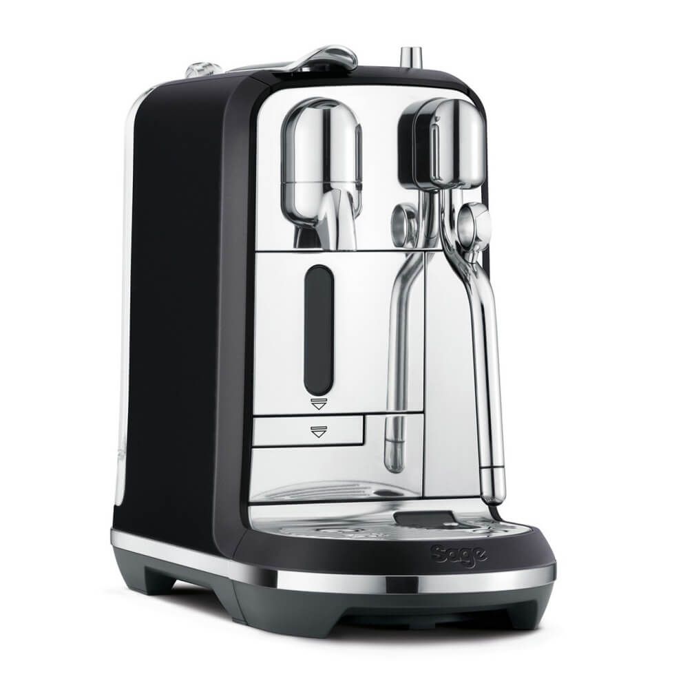 sage nespresso creatista plus koffiemachine black truffle
