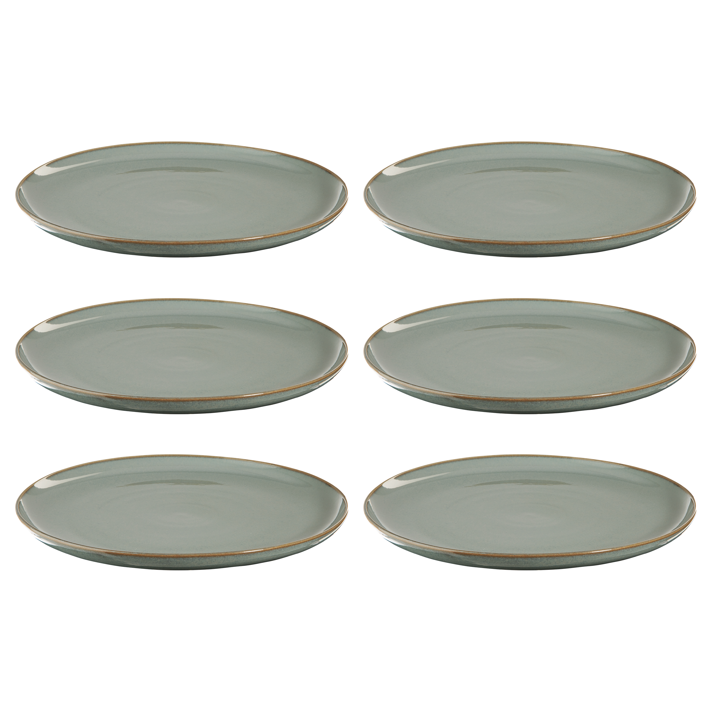 asa selection saisons ontbijtbord 21cm eucalyptus 6 stuks