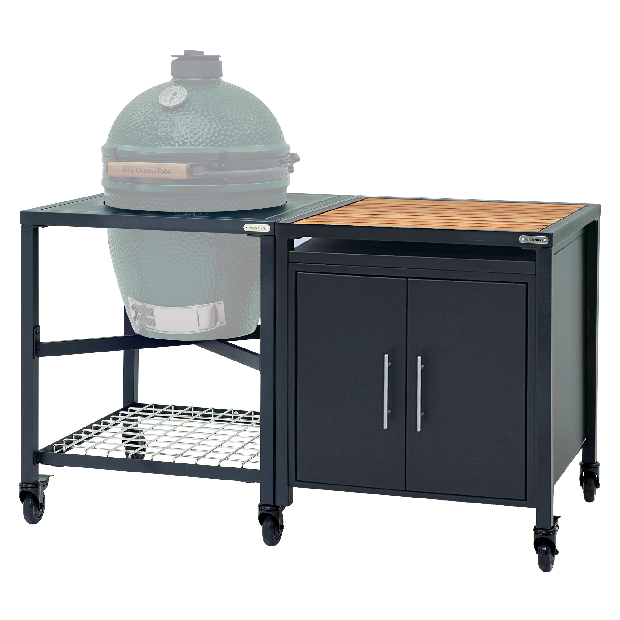 big green egg modular nest system egg frame en expansion cabinet large