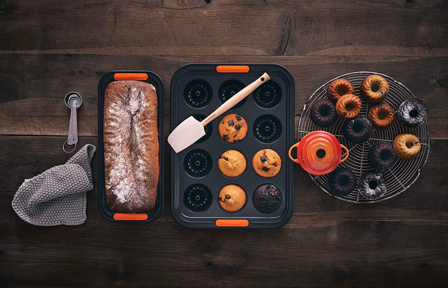 le-creuset-anti-aanbak-mini-tulbandvorm-12-stuks