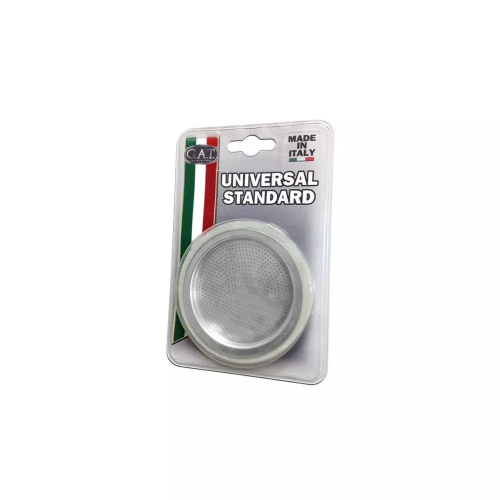 universal moka blister filter with 2 rubber gaskets