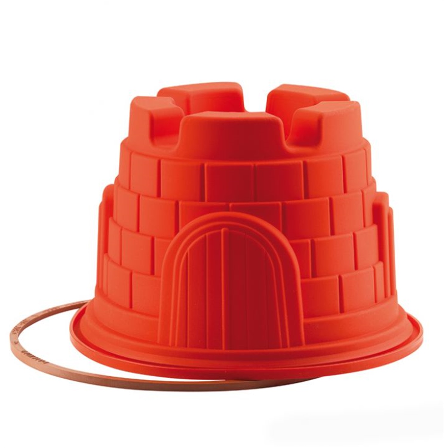 silikomart uniflex castle bakvorm met safe ring sft321 20cm