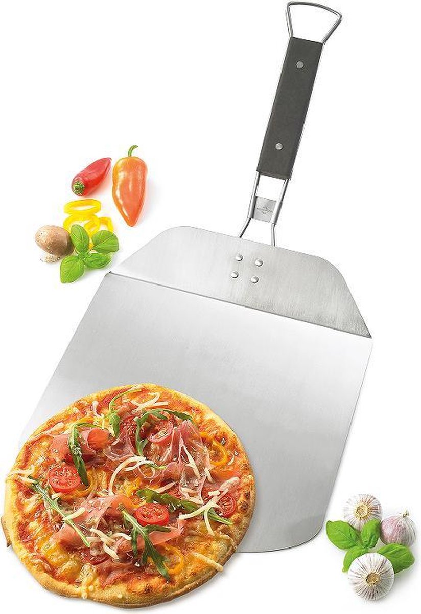 kuchenprofi pizzaschep alfredo 63x29cm rvs