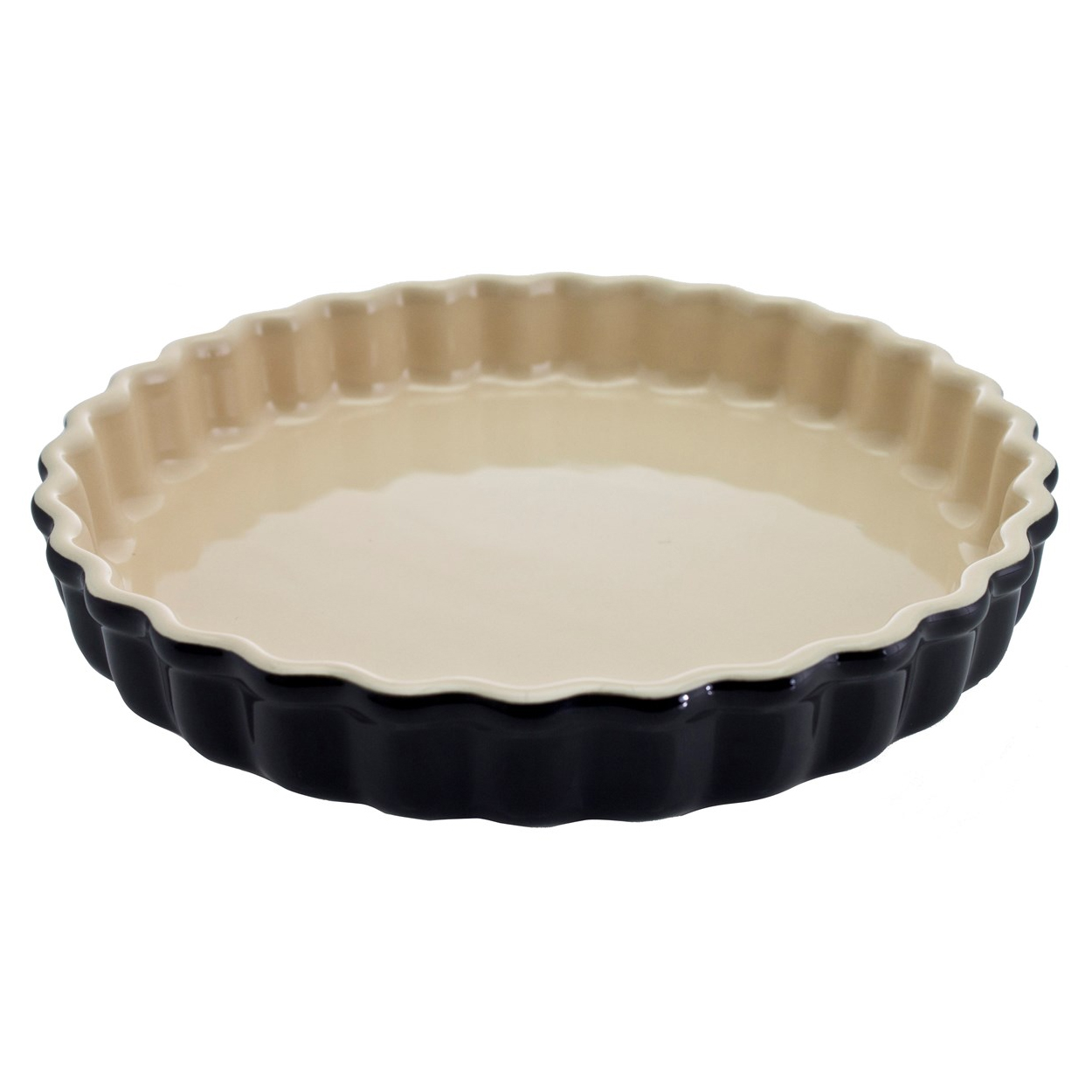 le-creuset-tartelette-en-quichevorm-28cm-ebbenzwart