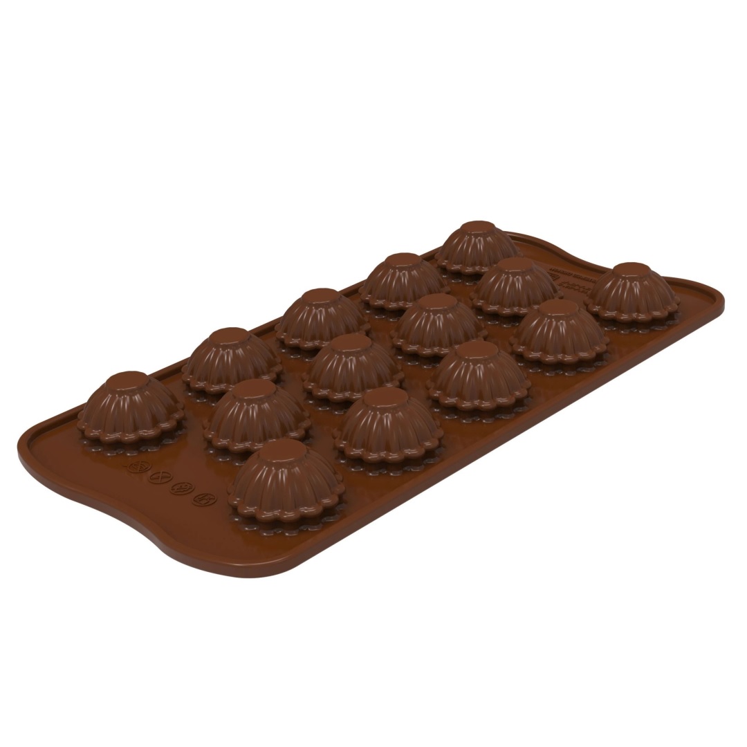 silikomart-winterball-3d-siliconen-patisserievorm-14-vaks-bruin