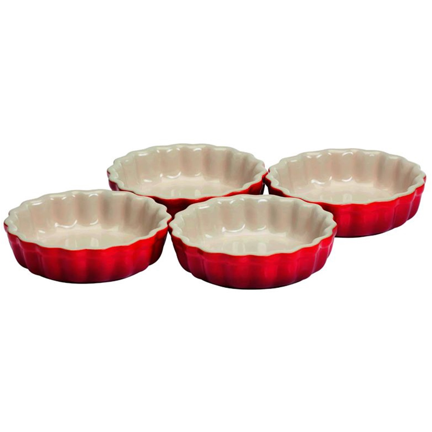 le-creuset-mini-tartelette-en-quichevormenset-4-delig-kersenrood