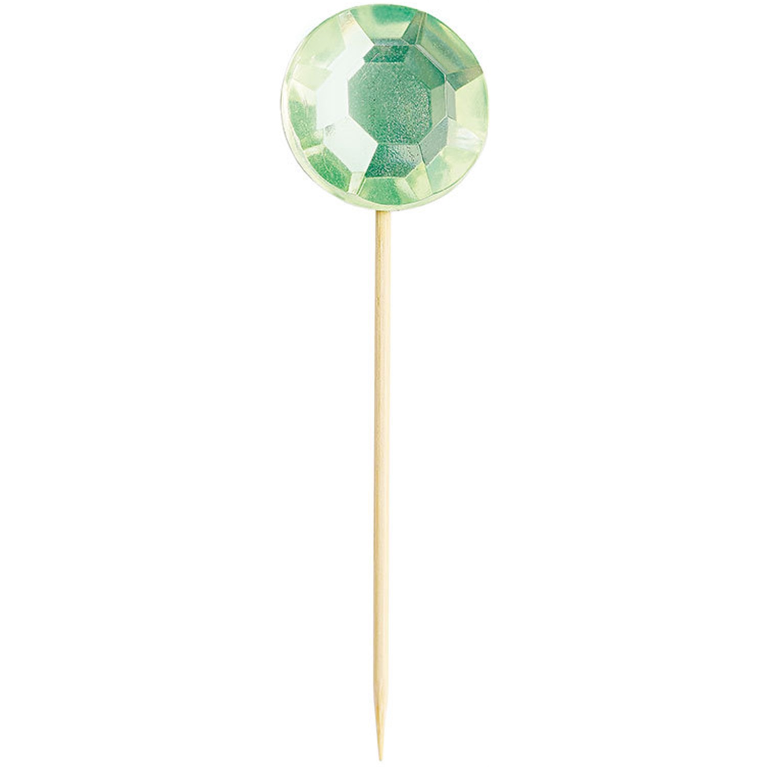 miss etoile cake topping cupcaketopper groen 16 stuks diamant