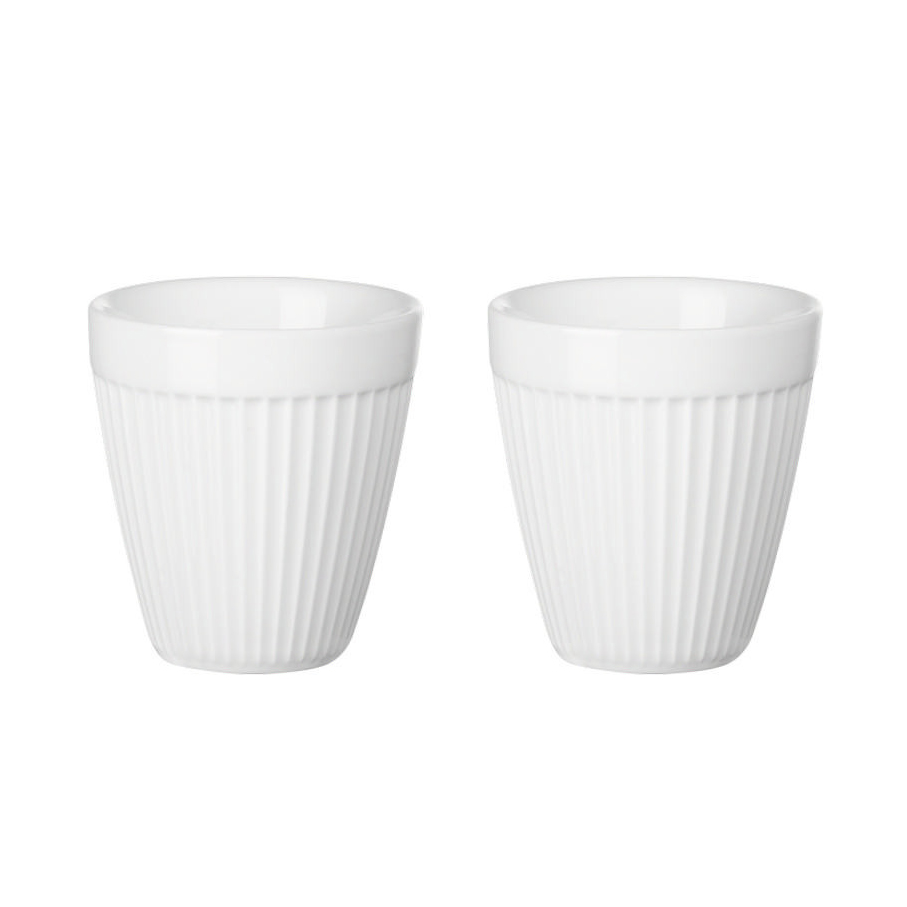 asa selection thermomok striped espressokopjes 008l wit 2 stuks