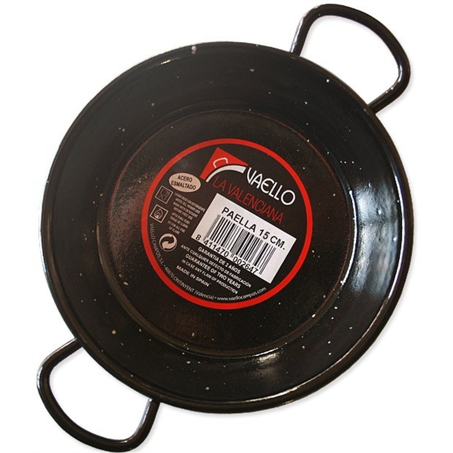 kookpunt-vaello-paellapan-laag-15cm-zwart