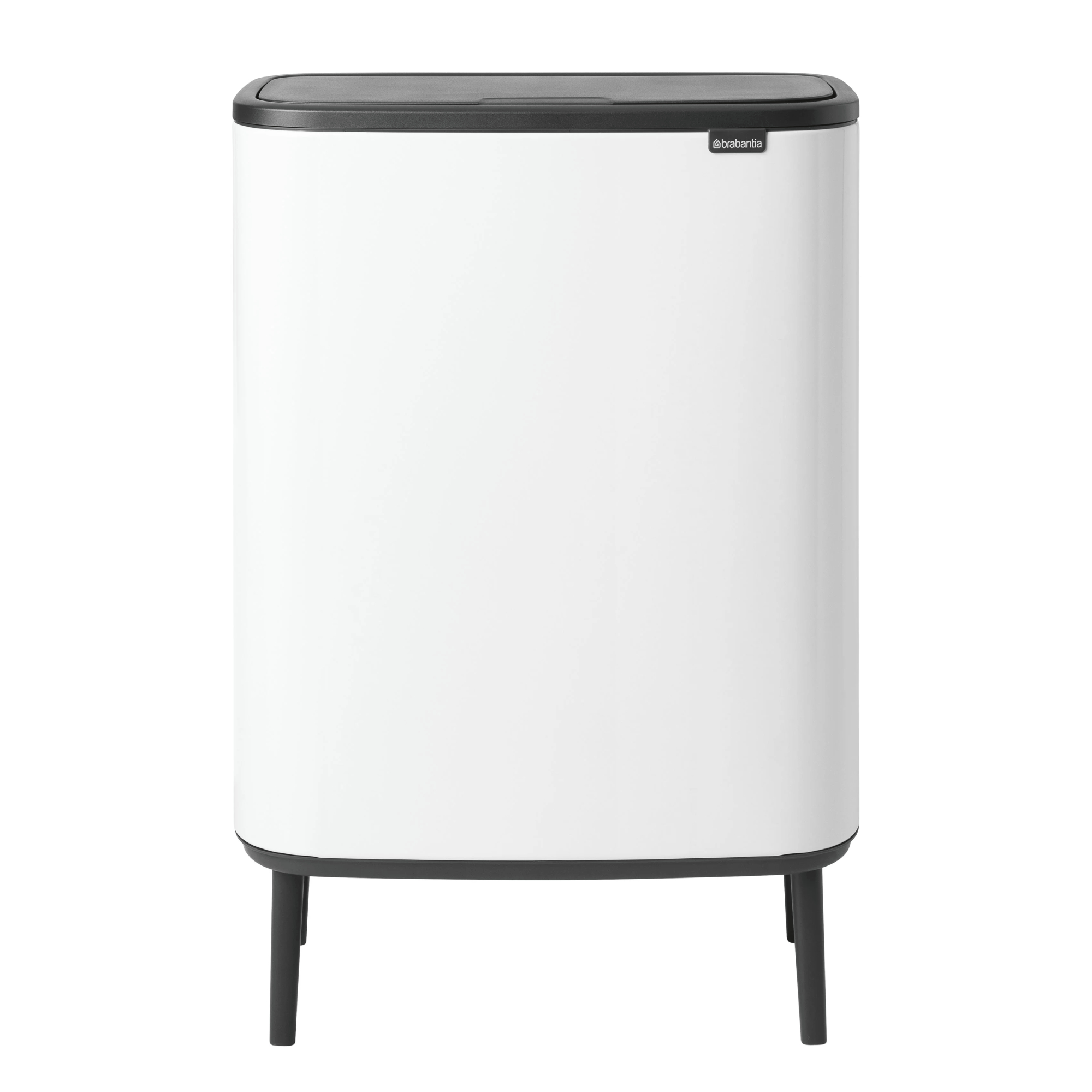 brabantia bo touch bin hi 2 x 30l wit